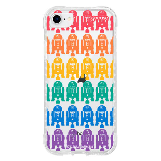 Capinha para celular  Star Wars - R2-D2 Rainbow