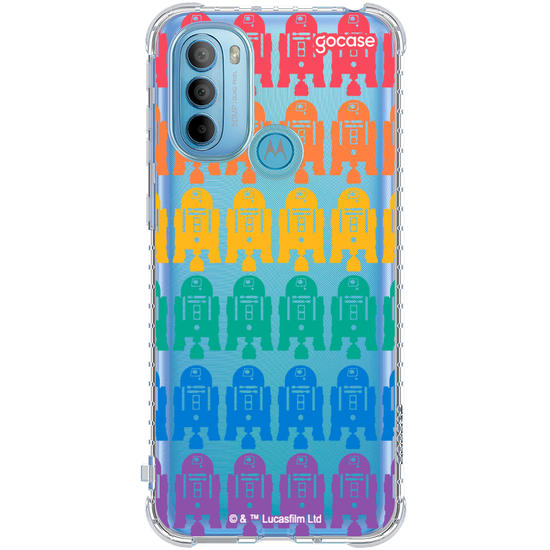 Capinha para celular  Star Wars - R2-D2 Rainbow