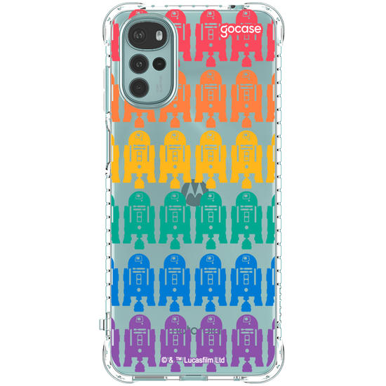 Capinha para celular  Star Wars - R2-D2 Rainbow