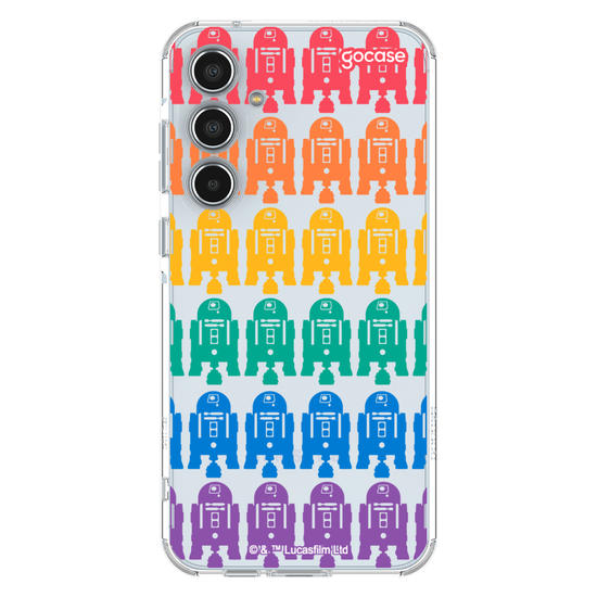 Capinha para celular  Star Wars - R2-D2 Rainbow