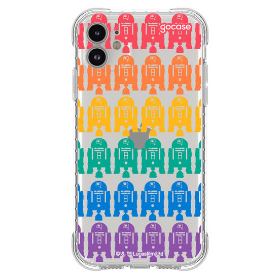 Capinha para celular  Star Wars - R2-D2 Rainbow