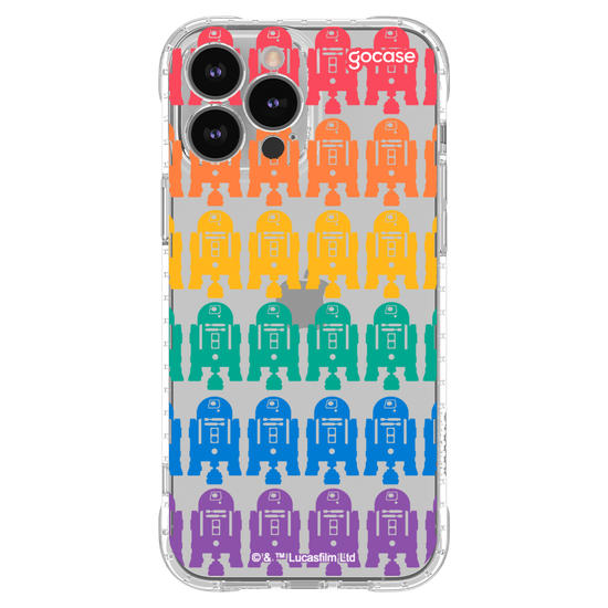 Capinha para celular  Star Wars - R2-D2 Rainbow