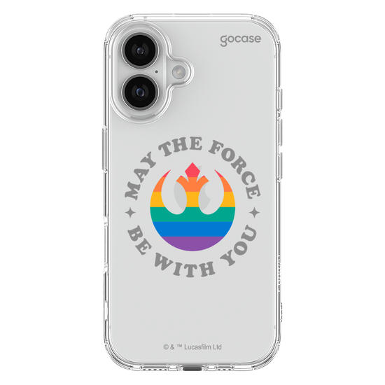 Capinha para celular  Star Wars - May The Force Be With You Rainbow