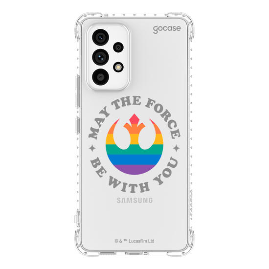 Capinha para celular  Star Wars - May The Force Be With You Rainbow