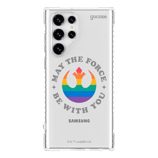 Capinha para celular  Star Wars - May The Force Be With You Rainbow