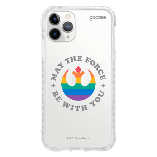 Capinha para celular  Star Wars - May The Force Be With You Rainbow