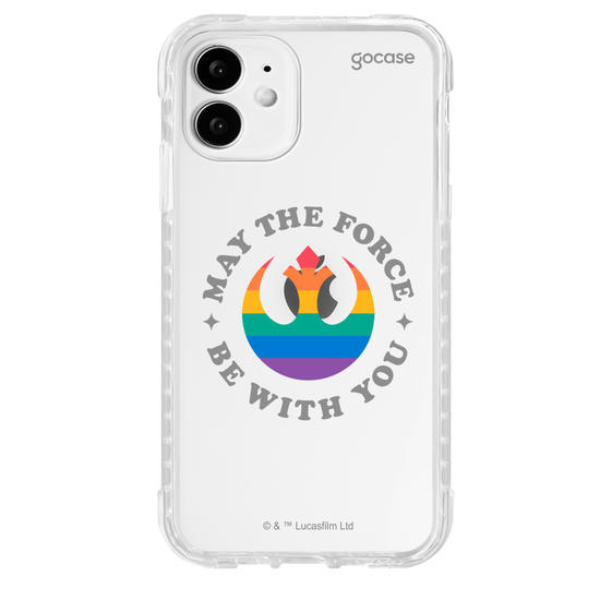 Capinha para celular  Star Wars - May The Force Be With You Rainbow