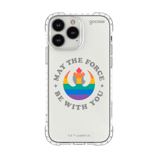 Capinha para celular  Star Wars - May The Force Be With You Rainbow