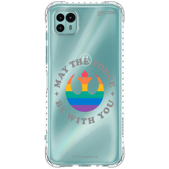 Capinha para celular  Star Wars - May The Force Be With You Rainbow