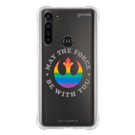 Capinha para celular  Star Wars - May The Force Be With You Rainbow