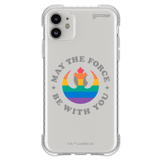 Capinha para celular  Star Wars - May The Force Be With You Rainbow