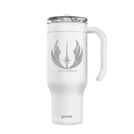 Copo Térmico Life + Ebook -  Star Wars - Obi-Wan - Ordem Jedi