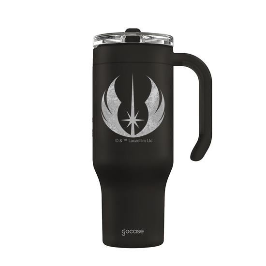 Copo Térmico Life + Ebook -  Star Wars - Obi-Wan - Ordem Jedi