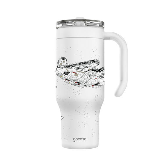 Copo Térmico Life + Ebook -  Star Wars - Naves