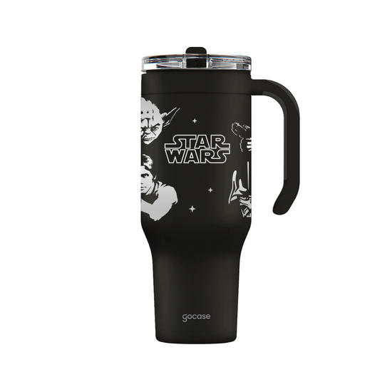 Copo Térmico Life - Star Wars - Grey Silhouettes