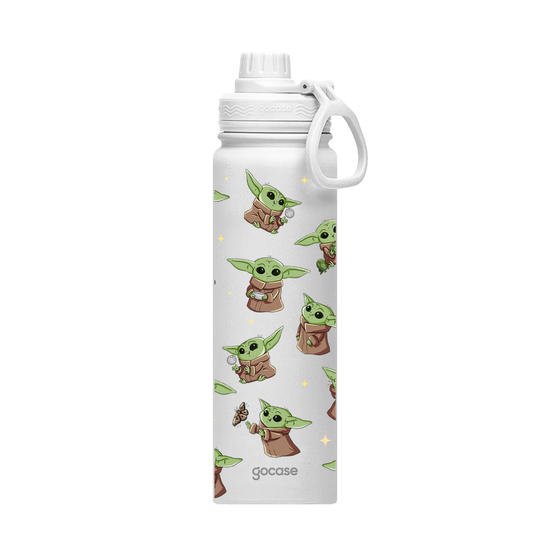 Garrafa Térmica Fresh + Ebook - Star Wars - Baby Yoda