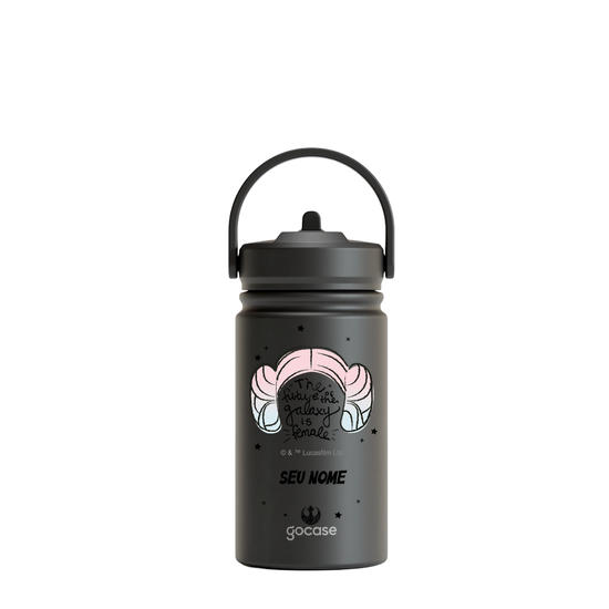 Garrafa Térmica Mini + Ebook - Star Wars - O Futuro da Galáxia é Feminino