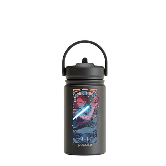 Garrafa Térmica Mini + Ebook - Star Wars - Rey Art