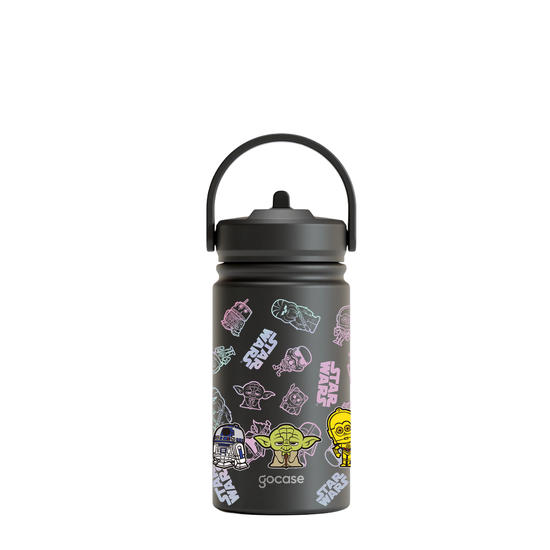 Garrafa Térmica Mini + Ebook - Star Wars - Cute Characters