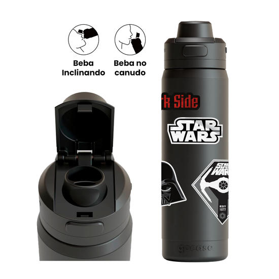 Garrafa Térmica Flip Pro - Star Wars - Dark Side Stickers