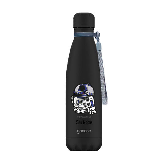 Garrafa Térmica Urban + Ebook - R2-D2 Seu Nome