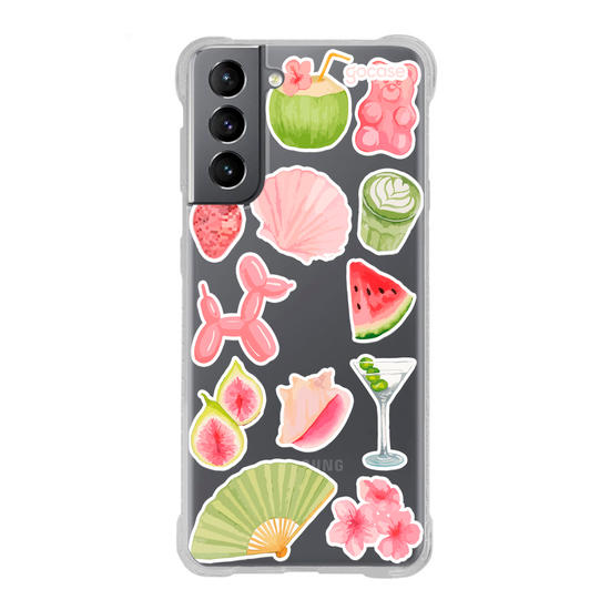 Capinha para celular  Girly Summer Stickers