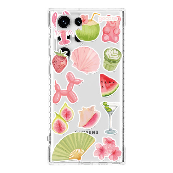 Capinha para celular  Girly Summer Stickers