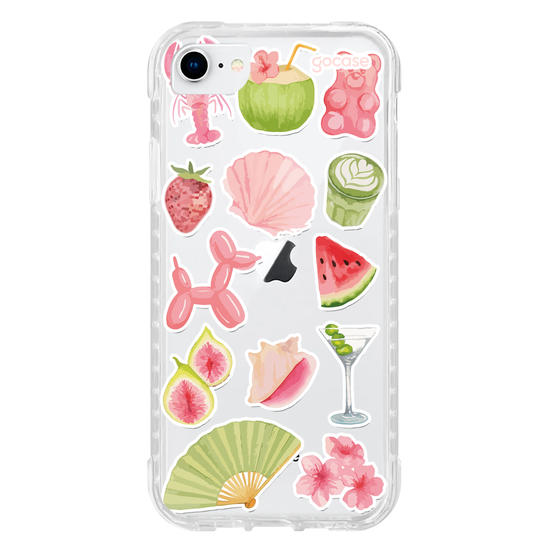 Capinha para celular  Girly Summer Stickers