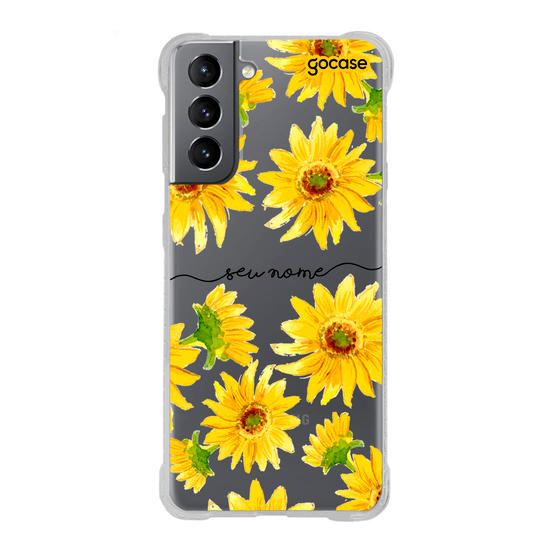 Capinha para celular Girassol Manuscrita
