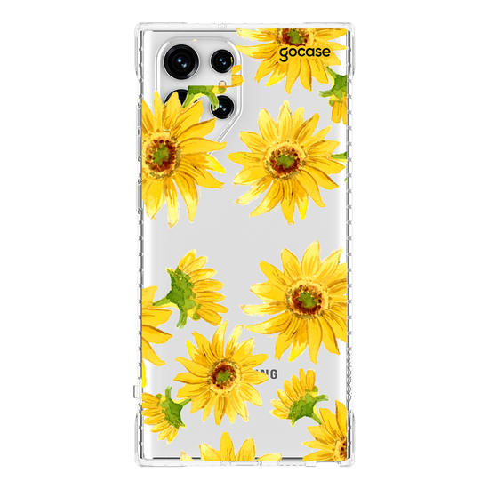 Capinha para celular Girassol Manuscrita