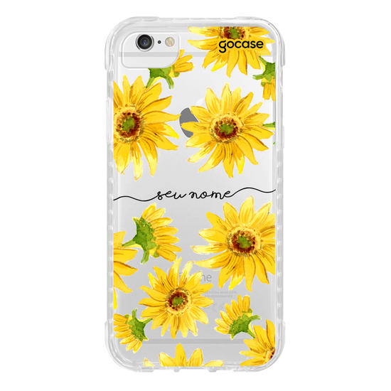 Capinha para celular Girassol Manuscrita