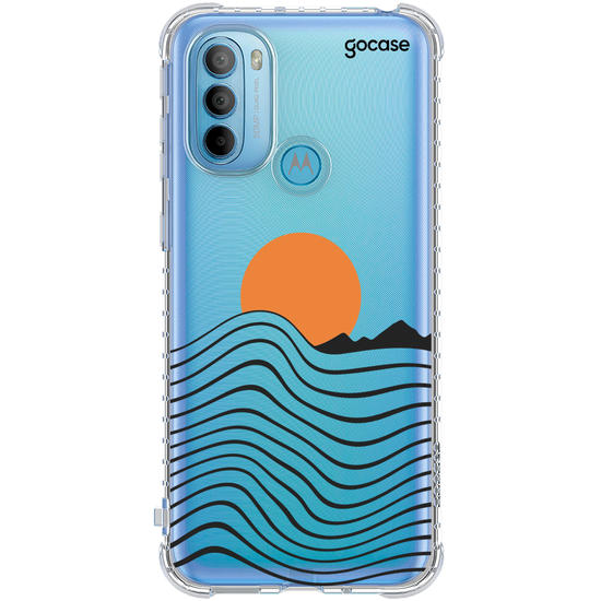 Capinha para celular  Sunset Waves