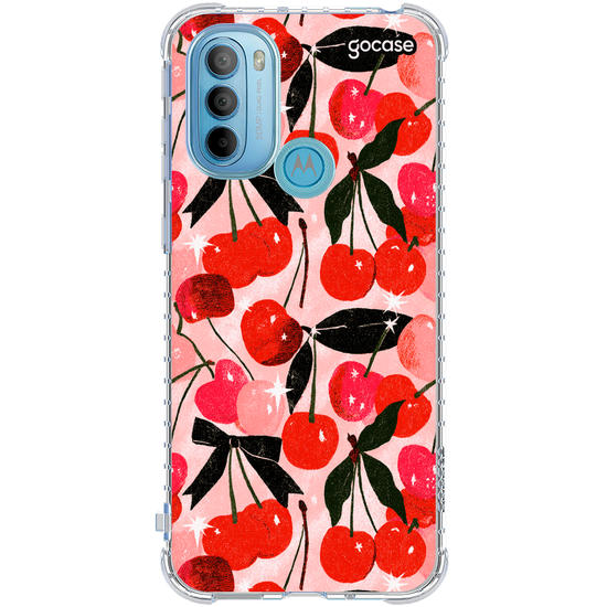 Capinha para celular  Super Cherry Bow