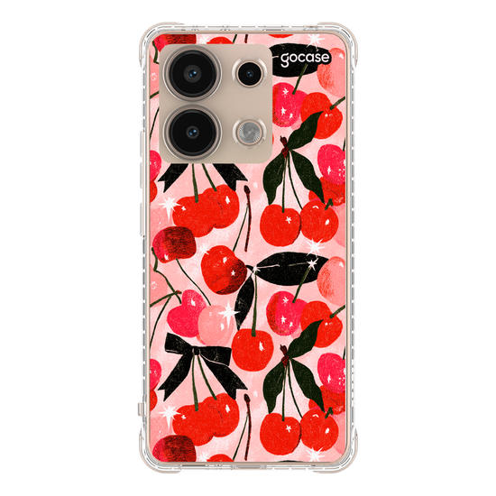 Capinha para celular  Super Cherry Bow