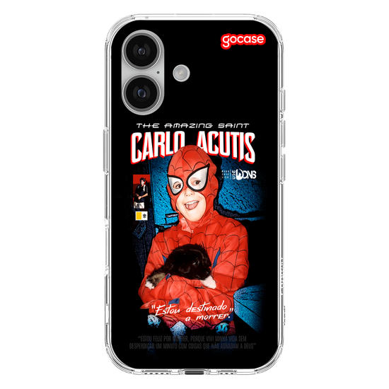 Capinha para celular  Carlos Acutis Super Heroi