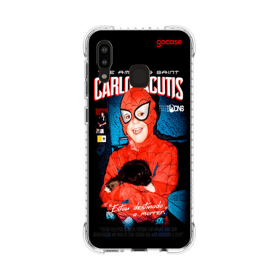 Capinha para celular  Carlos Acutis Super Heroi