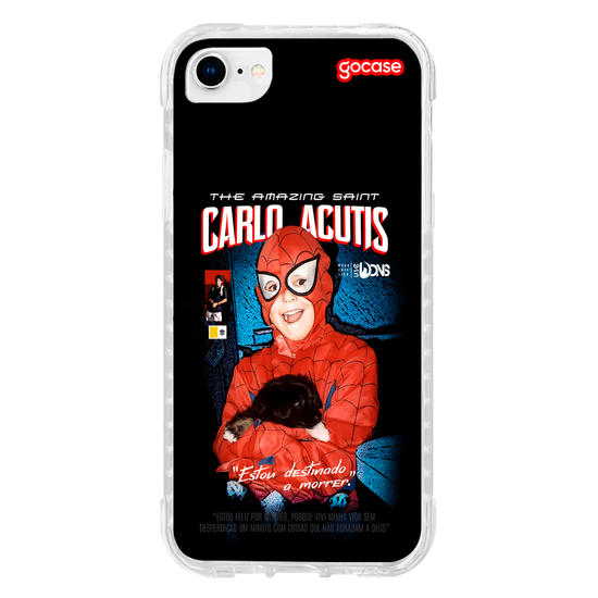 Capinha para celular  Carlos Acutis Super Heroi