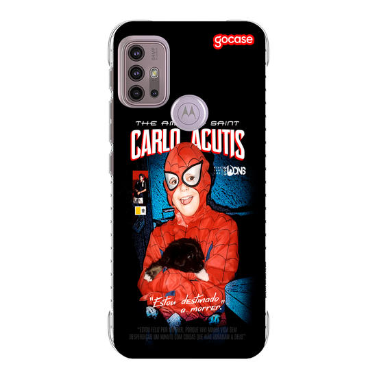 Capinha para celular  Carlos Acutis Super Heroi
