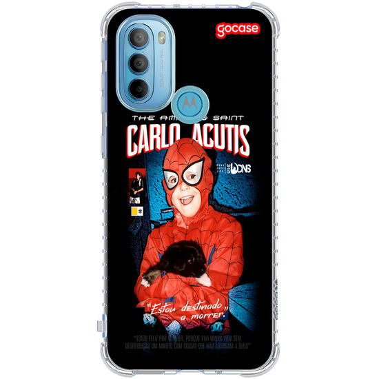 Capinha para celular  Carlos Acutis Super Heroi