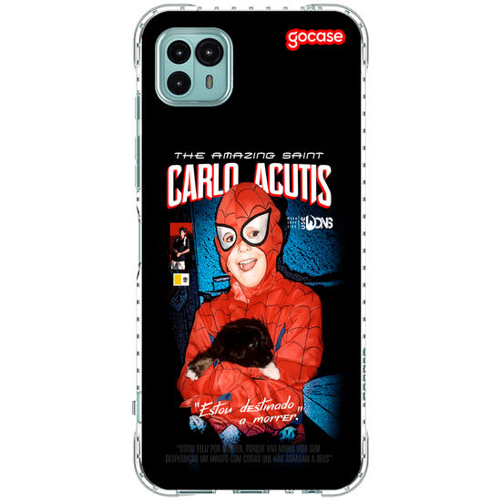 Capinha para celular  Carlos Acutis Super Heroi