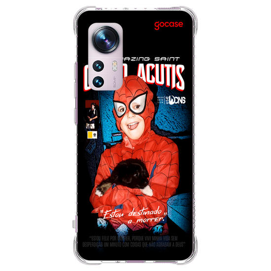 Capinha para celular  Carlos Acutis Super Heroi