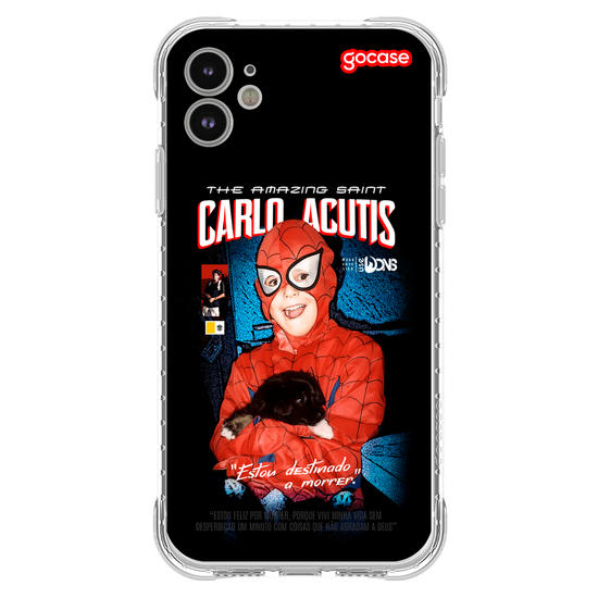 Capinha para celular  Carlos Acutis Super Heroi