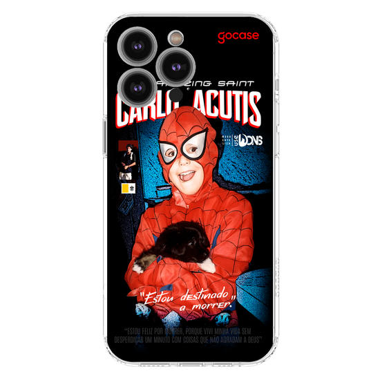 Capinha para celular  Carlos Acutis Super Heroi
