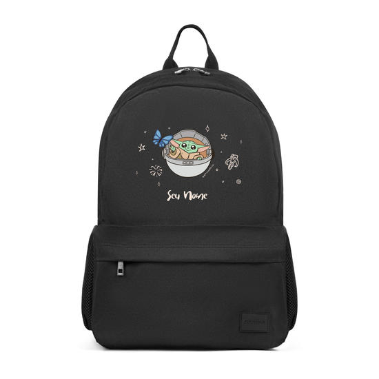  Mochila Pop - Star Wars - Yoda com Borboleta Azul