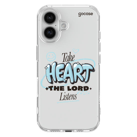 Capinha para celular  Take Heart The Lord Listens