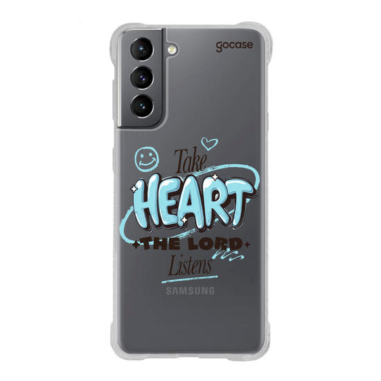Capinha para celular  Take Heart The Lord Listens