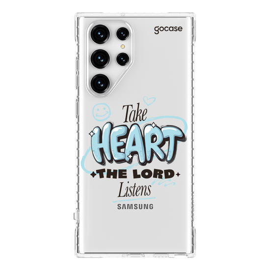 Capinha para celular  Take Heart The Lord Listens