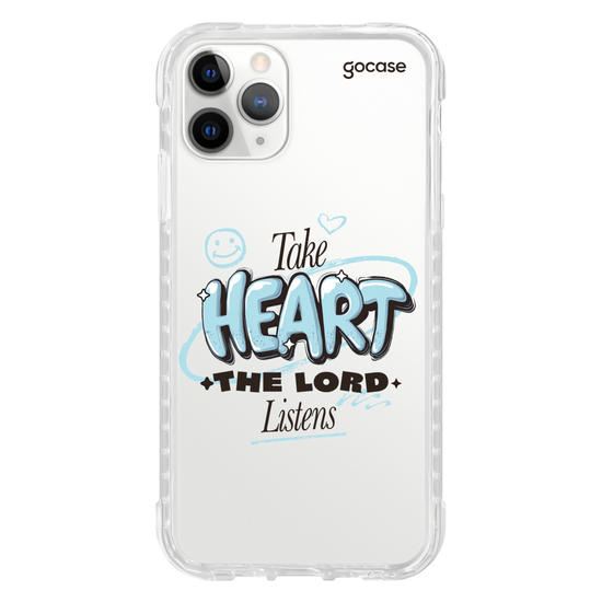 Capinha para celular  Take Heart The Lord Listens