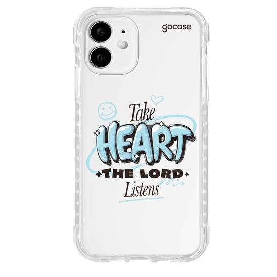 Capinha para celular  Take Heart The Lord Listens