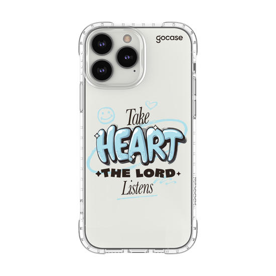 Capinha para celular  Take Heart The Lord Listens